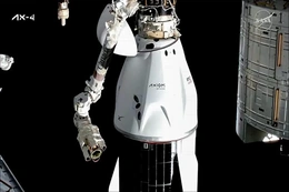 Phi hành đoàn Axiom Mission 4 kết thúc hành trình lịch sử