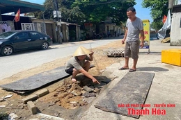 Đường giao thông thi công dang dở, ảnh hưởng đến đời sống người dân