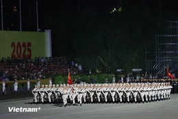Lần đầu tiên các lực lượng tham gia A80 tổng hợp luyện tại Quảng trường Ba Đình