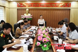 Triển khai các nhiệm vụ tổ chức Lễ mít tinh và Chương trình nghệ thuật chào mừng thành công Đại hội Đảng bộ tỉnh lần thứ XX