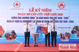 Kỷ niệm Ngày Sơ cấp cứu Thế giới năm 2025 và hưởng ứng Chương trình “65 năm Nghĩa tình Việt Nam - Cuba”