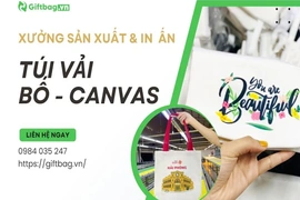 Túi Vải Giftbag - Xưởng sản xuất túi vải Canvas theo yêu cầu giá rẻ Hà Nội