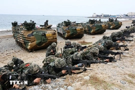 Hàn Quốc, Mỹ và Nhật Bản khởi động cuộc tập trận phòng thủ Freedom Edge