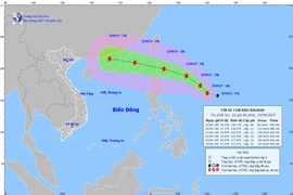 Bão Mitag suy yếu thành áp thấp nhiệt đới, bão RAGASA đang tiến vào Biển Đông