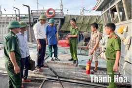 Bảo đảm an toàn cho tàu cá tại nơi tránh trú bão Bualoi