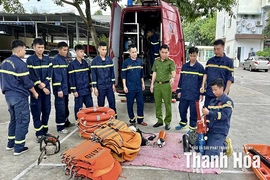 Lực lượng Cảnh sát PCCC&CNCH chủ động các phương án ứng phó với siêu bão RAGASA