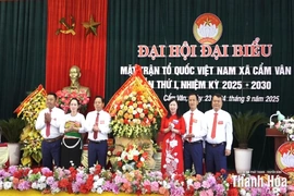 Đại hội đại biểu MTTQ xã Cẩm Vân lần thứ I, nhiệm kỳ 2025-2030