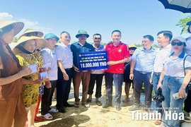 Hiệp hội Doanh nghiệp TP Thanh Hóa chia sẻ khó khăn với người dân vùng lũ