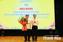 Công bố quyết định bổ nhiệm Giám đốc Bệnh viện Đa khoa tỉnh Thanh Hóa