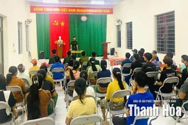 Đồn Biên phòng Quang Chiểu đưa kiến thức  pháp luật đến các xã biên giới