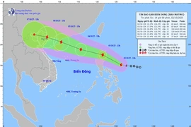 Bão Matmo đang hướng về đất liền phía Bắc đảo Luzon của Philippines