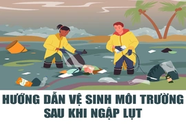 [Infographics] - Hướng dẫn vệ sinh môi trường sau ngập lụt