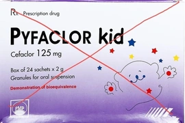 Thông báo thu hồi lô thuốc Cốm pha hỗn dịch uống Pyfaclor Kid