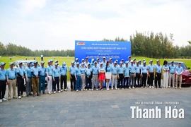 Giải Golf  Doanh nhân Thanh Hóa mở rộng  quyên góp 300 triệu ủng hộ đồng bào bị ảnh hưởng bởi thiên tai