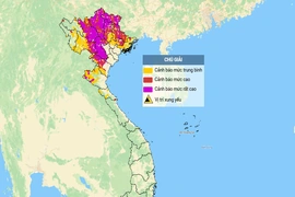 [Infographics] Cảnh báo lũ quét, sạt lở đất, sụt lún đất do mưa lũ hoặc dòng chảy trên khu vực các tỉnh Bắc Bộ và từ Thanh Hóa đến Hà Tĩnh
