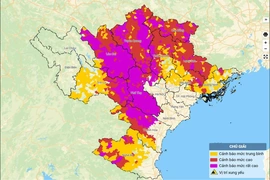 [Infographics] Cảnh báo lũ quét, sạt lở đất, sụt lún đất do mưa lũ hoặc dòng chảy trên khu vực các tỉnh Bắc Bộ và từ Thanh Hóa đến Hà Tĩnh