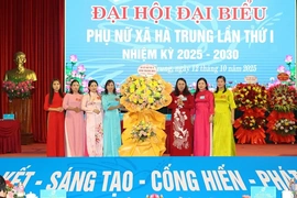 Phụ nữ xã Hà Trung góp phần xây dựng xã nông thôn mới nâng cao
