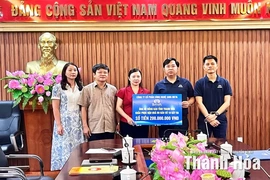 Các doanh nghiệp ủng hộ người dân Thanh Hóa bị thiệt hại do  bão số 10