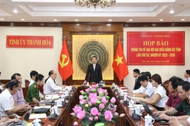Họp báo thông tin về Đại hội Đảng bộ tỉnh Thanh Hóa lần thứ XX, nhiệm kỳ 2025-2030