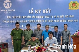 Giữ vững an ninh trật tự ở các khu, cụm công nghiệp