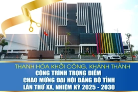Thanh Hóa khởi công, khánh thành các dự án chào mừng Đại hội Đảng bộ tỉnh lần thứ XX, nhiệm kỳ 2025 - 2030