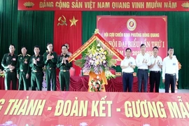 Đại hội đại biểu Hội Cựu chiến binh phường Đông Quang