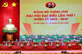 Khai mạc Đại hội đại biểu Đảng bộ Chính phủ lần thứ I