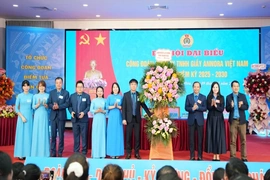 Tiếp tục đổi mới hoạt động, xây dựng công đoàn Công ty TNHH Giầy Annora Việt Nam vững mạnh