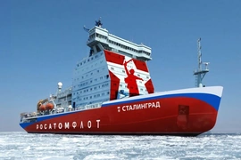 Nga dẫn đầu thế giới với đội tàu phá băng nguyên tử độc đáo