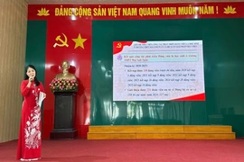 Thi tìm hiểu Nghị quyết Đại hội Đảng bộ tỉnh và Nghị quyết Đại hội Đảng bộ xã Hồ Vương