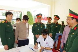 Ban Chỉ huy phòng thủ khu vực 5 - Tĩnh Gia: Chủ động, trách nhiệm trong công tác khám tuyển nghĩa vụ quân sự