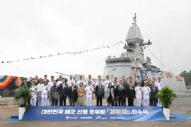 Hàn Quốc hạ thủy tàu hộ tống quân sự 3.600 tấn, hiện đại nhất từ trước đến nay