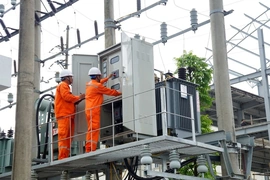 Đội QLĐL khu vực Hoằng Hóa hoàn thiện hệ thống đo đếm và chỉnh trang lưới điện dịp cuối năm 2025