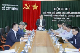 Bàn giải pháp tháo gỡ khó khăn trong công bố giá vật liệu xây dựng