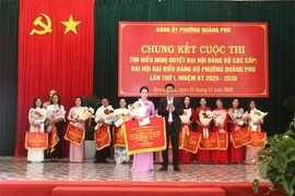 Sôi nổi cuộc thi tìm hiểu nghị quyết đại hội đảng bộ các cấp