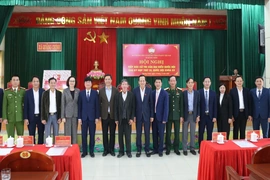 Bộ trưởng Bộ Dân tộc và Tôn giáo Đào Ngọc Dung tiếp xúc cử tri xã Quảng Chính