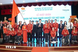 Lễ xuất quân Đoàn Thể thao Người khuyết tật Việt Nam tham gia ASEAN Para Games 13