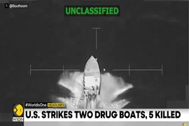 Mỹ không kích tàu buôn ma túy, tăng cường triển khai binh sĩ và tàu chiến tại khu vực Caribe
