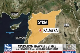 Mỹ dội bom căn cứ IS tại Syria