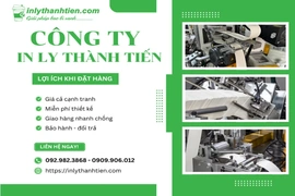 In Ly Thành Tiến - Xưởng in tô giấy giá rẻ TPHCM uy tín, nhận in tô giấy số lượng ít theo yêu cầu
