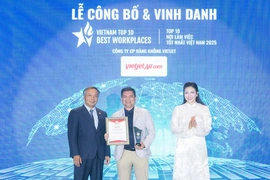 Vietjet ba năm liên tiếp vào Top 10 Nơi làm việc tốt nhất Việt Nam