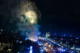 Rực rỡ pháo hoa chào đón thời khắc bước sang năm mới 2026
