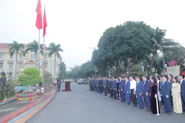 Tỉnh ủy Thanh Hóa tổ chức lễ chào cờ ngày làm việc đầu tiên năm 2026