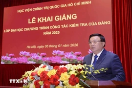 Khai giảng lớp đào tạo trình độ đại học Chương trình Công tác kiểm tra của Đảng