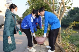 Đoàn viên thanh niên phường Hạc Thành ra quân “Ngày thứ 7 tình nguyện”