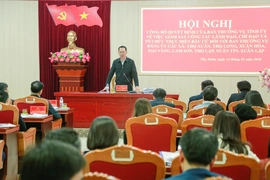 Phó Bí thư Tỉnh ủy, Chủ tịch Ủy ban MTTQ tỉnh Trịnh Tuấn Sinh giám sát công tác chuẩn bị bầu cử ĐBQH và đại biểu HĐND