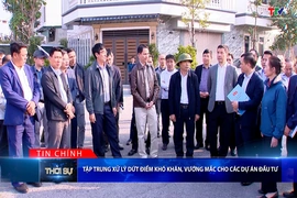 Bản tin Thời sự tối 12/1/2026:&nbsp;Tập trung xử lý dứt điểm khó khăn, vướng mắc cho các dự án đầu tư