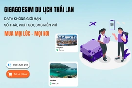eSIM GIGAGO - Lựa chọn hàng đầu để kết nối Internet 5G không giới hạn khi du lịch Thái Lan