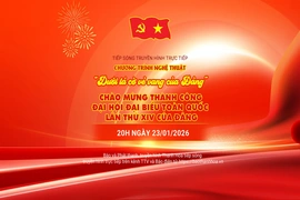 Tiếp sóng truyền hình trực tiếp: Chương trình nghệ thuật “Dưới lá cờ vẻ vang của Đảng”