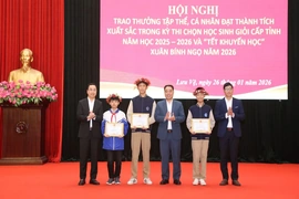 Xã Lưu Vệ khen thưởng học sinh giỏi cấp tỉnh và tổ chức Tết Khuyến học xuân Bính Ngọ 2026